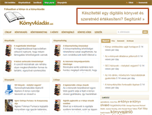 Tablet Screenshot of konyvkiadas.us